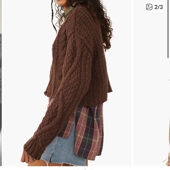 Chunky sweater- chocolate brown- never worn with tags - Picture 2 of 6